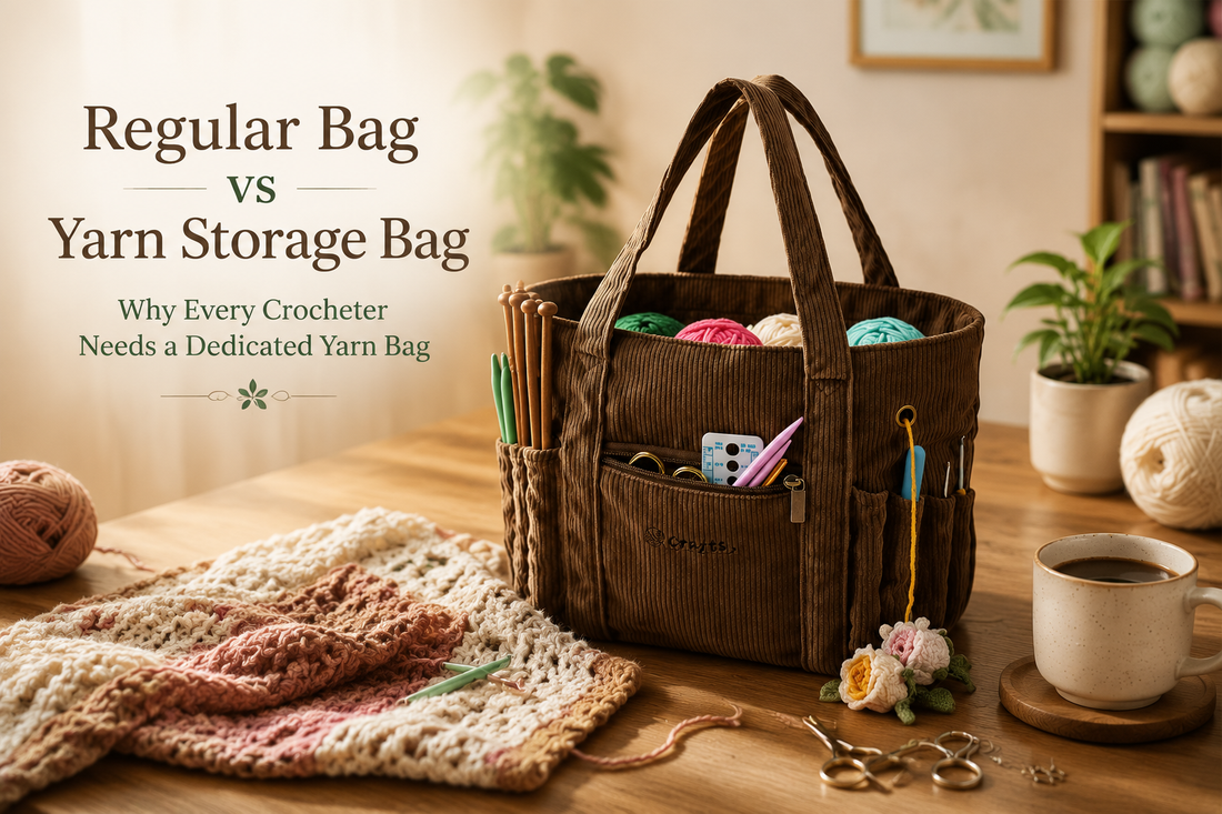 What Is a Crochet Project Bag? Why Makers Choose ZINGCRATER for Organized Crafting