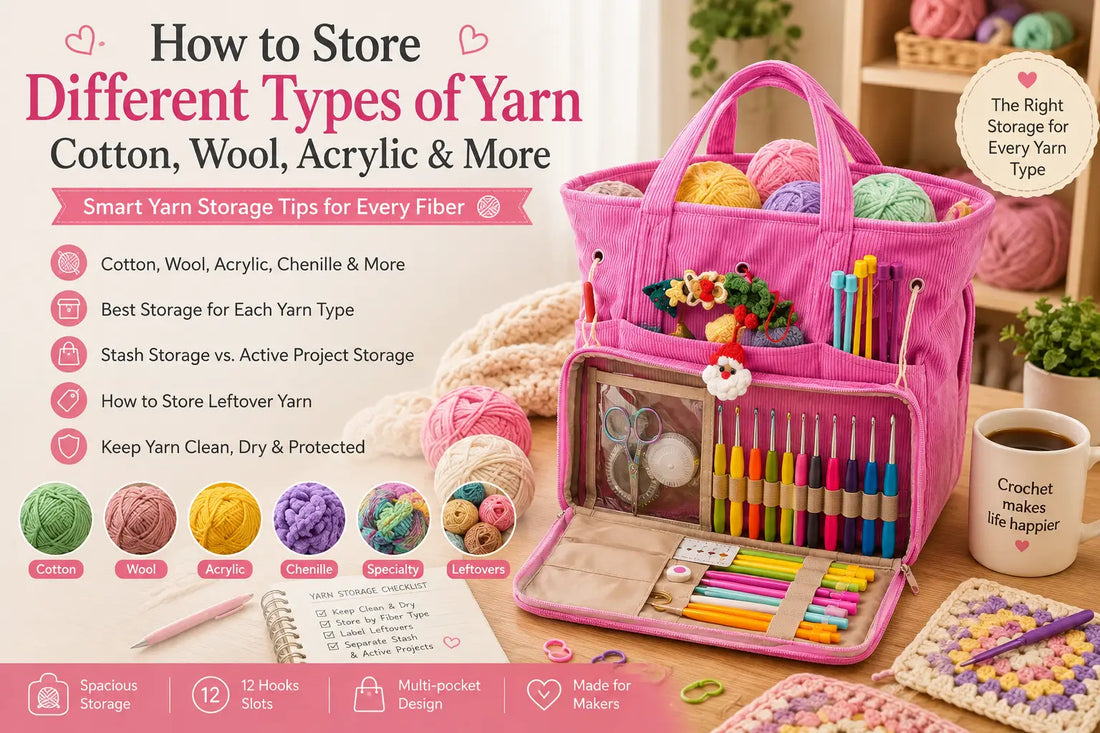 How to Store Different Types of Yarn: Cotton, Wool, Acrylic & More