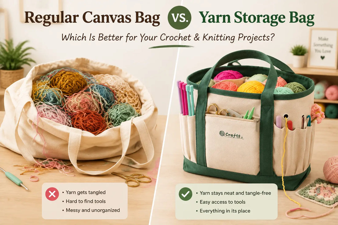 Standard Canvas Bag vs. Dedicated Yarn Storage Bag: Which One Suits Your Knitting Lifestyle?