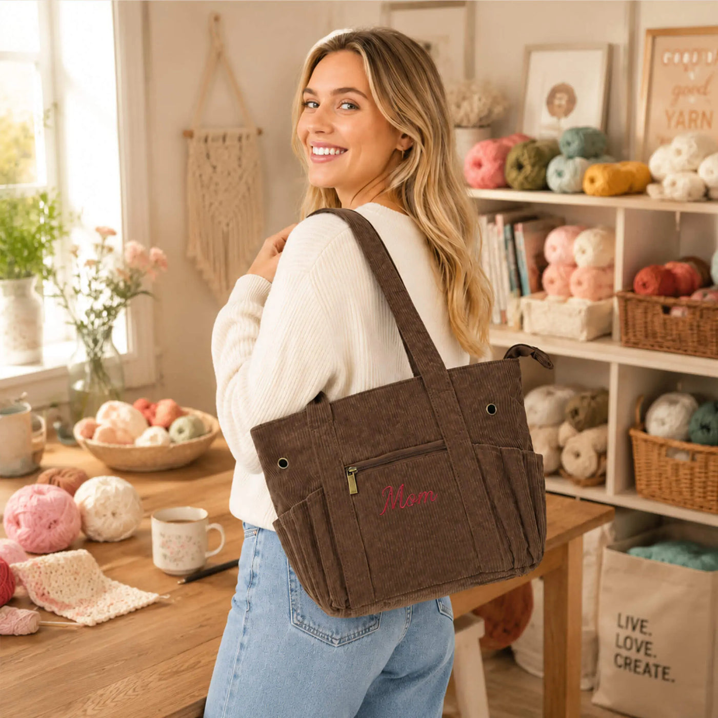 Personalized bags, monograms, and thoughtful gifts
