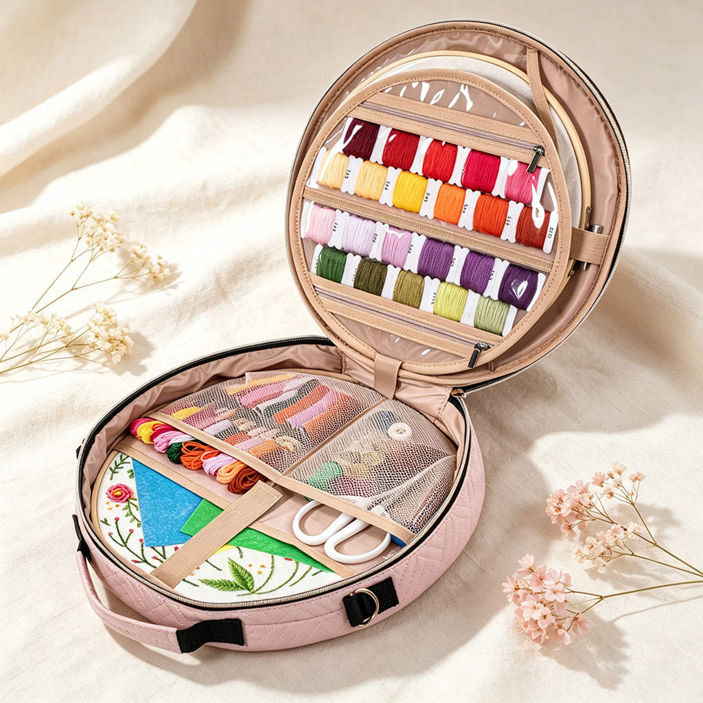 Embroidery Collection collection cover — warm editorial craft still life