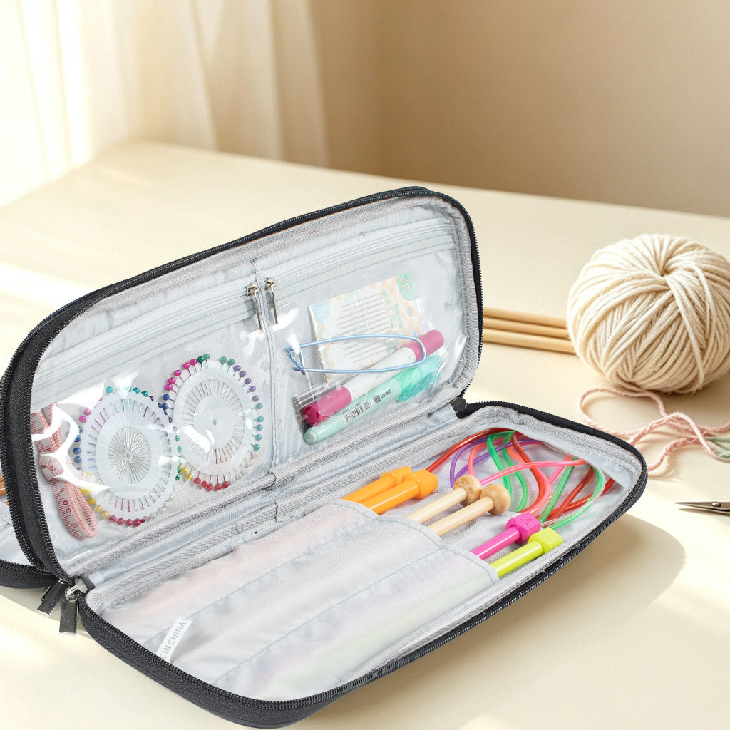 Knitting & Crochet Collection collection cover — warm editorial craft still life