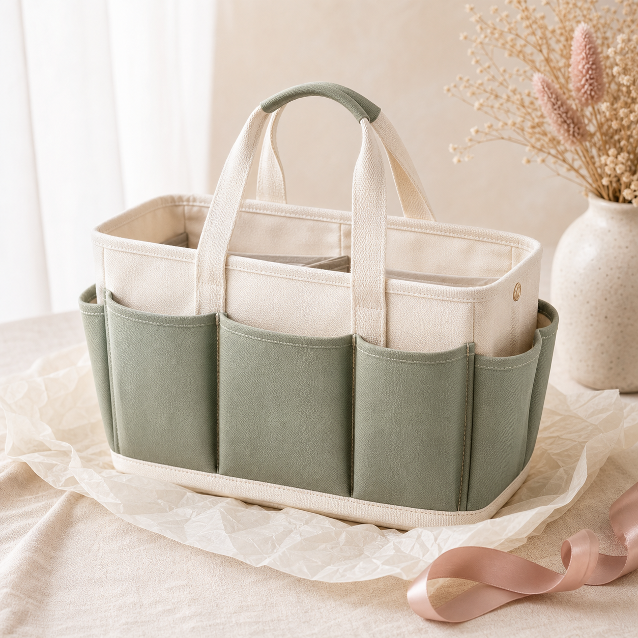 New arrivals collection cover — warm editorial craft still life