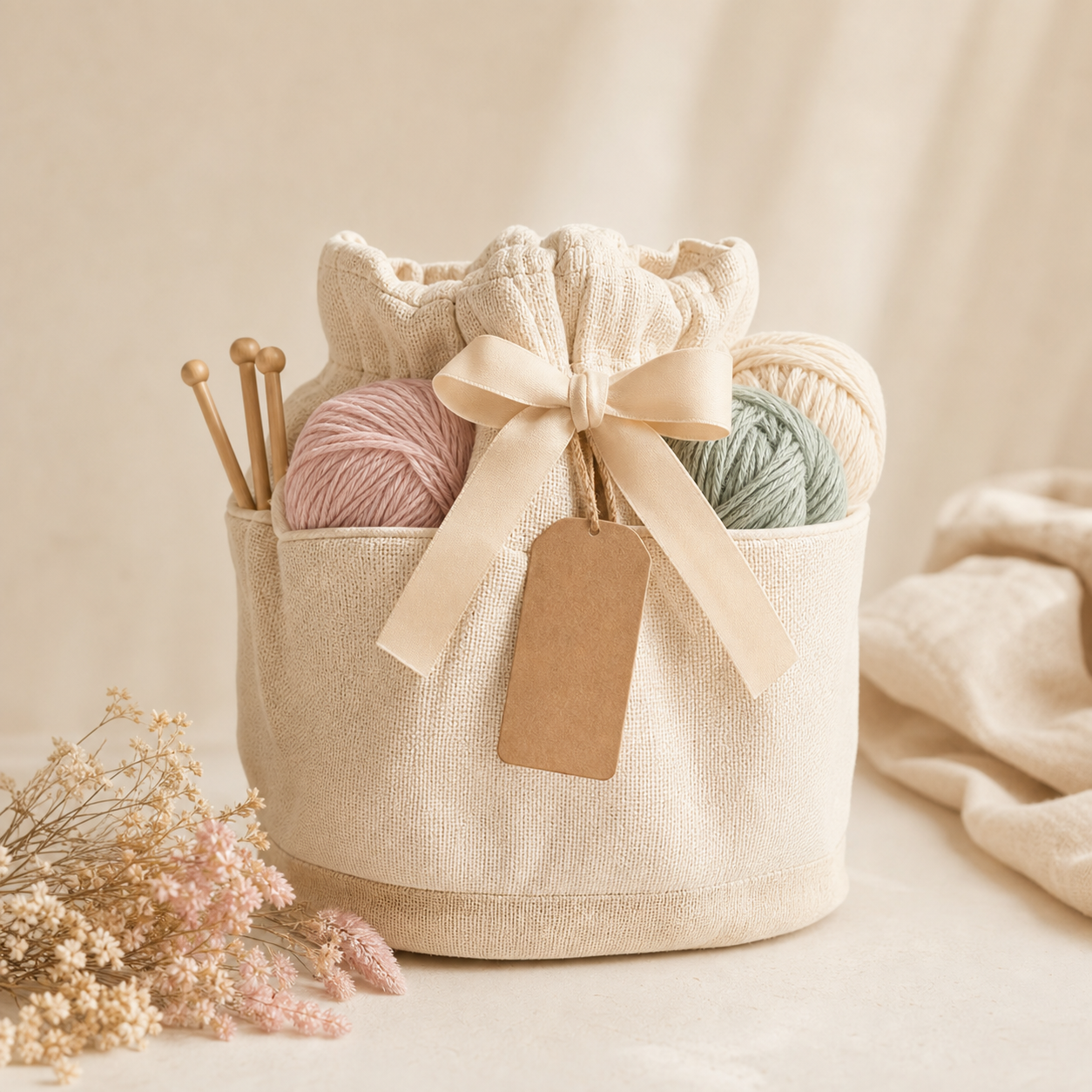 Sale collection cover — warm editorial craft still life