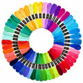 50 Colors Embroidery Floss Set – Mercerized Cotton Thread