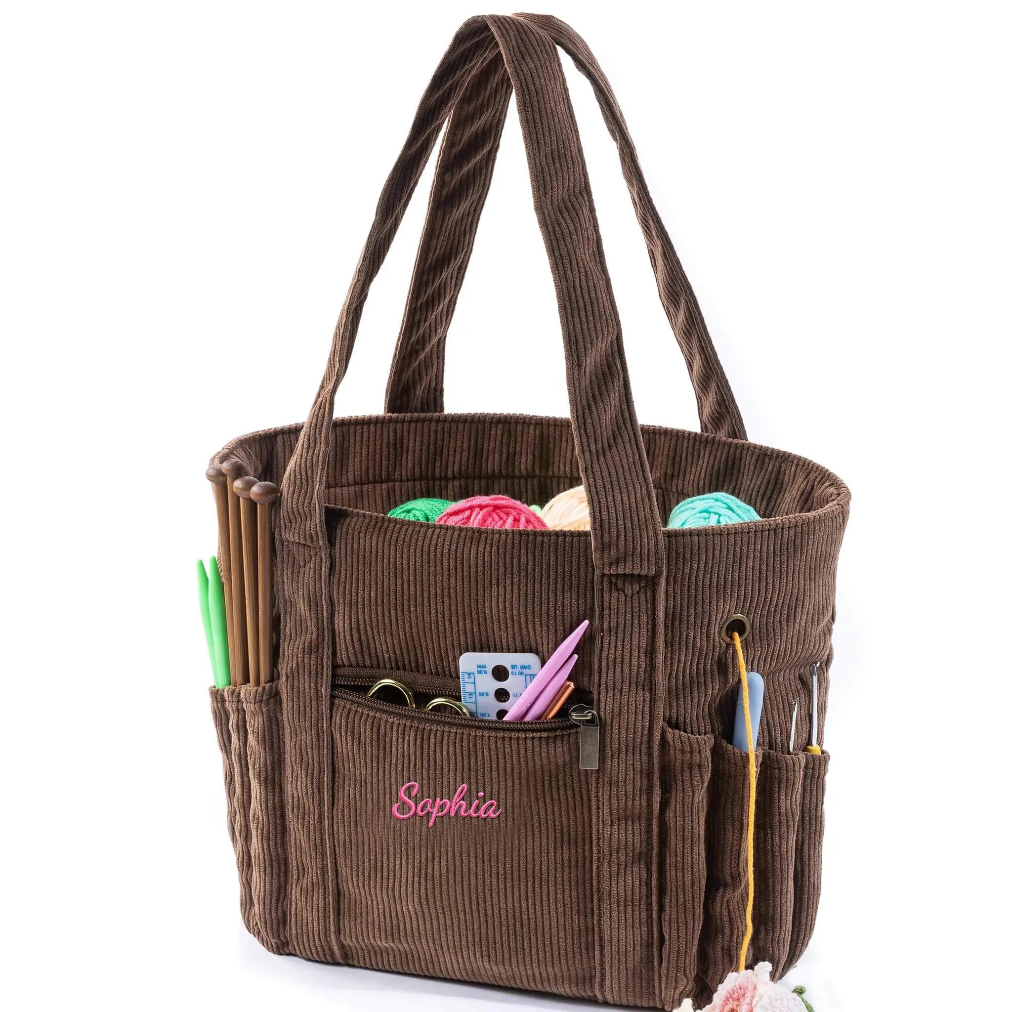 Custom Embroidery Crochet Bag and Tote