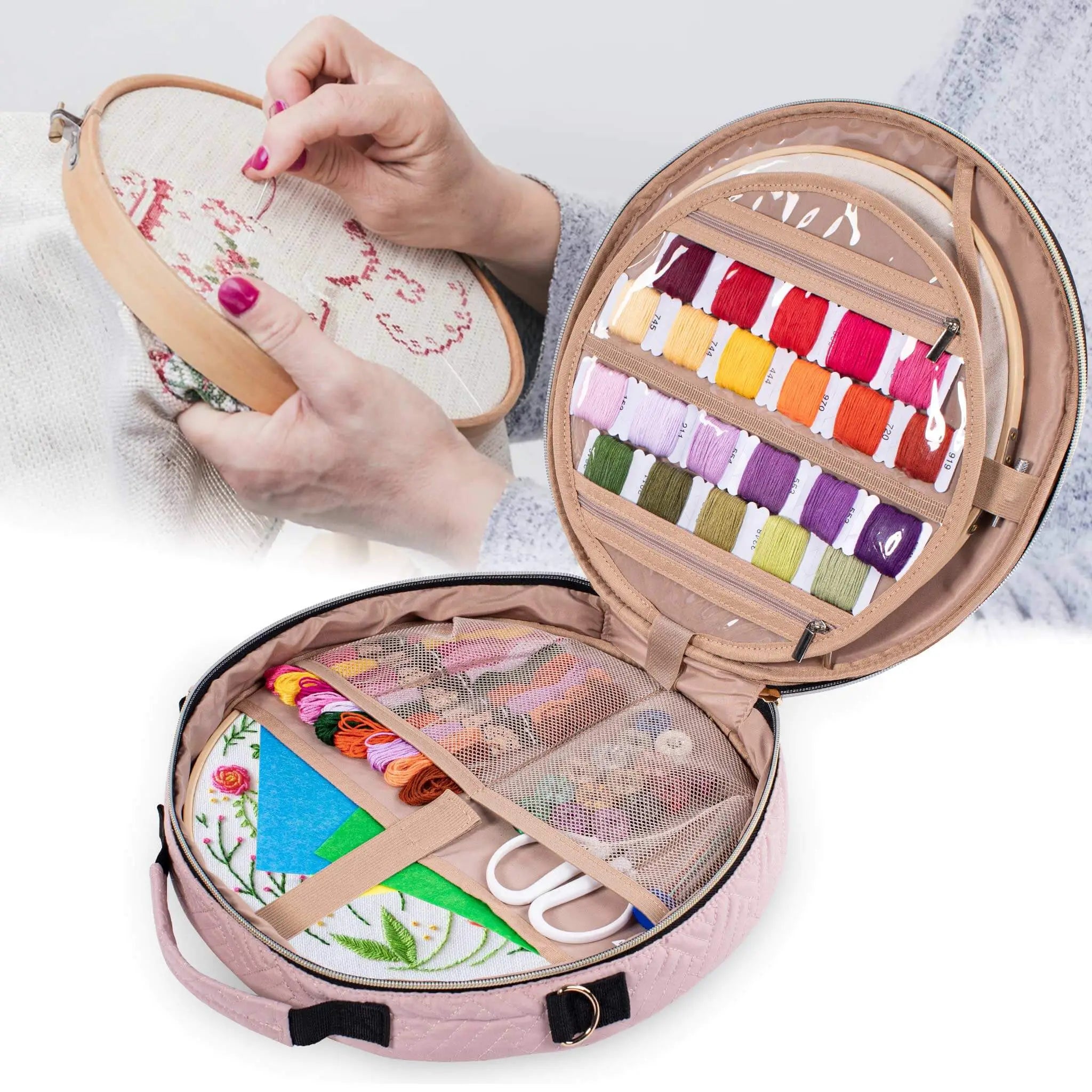 Embroidery Project Bag Organizer