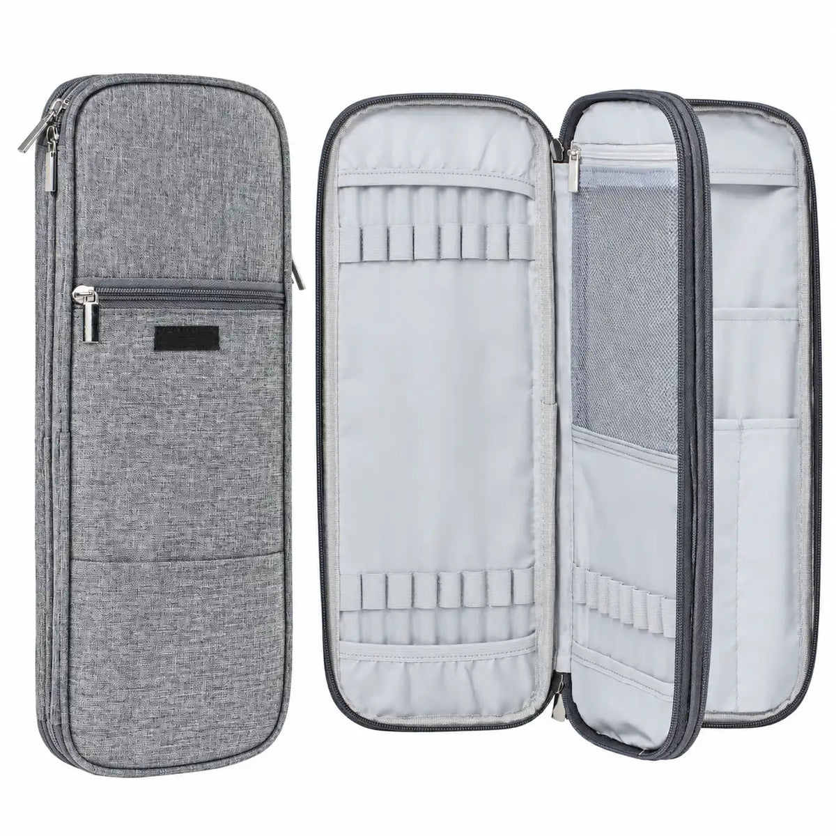 Knitting Needle Organizer Case – 30 Slots, Fits Up to 14"