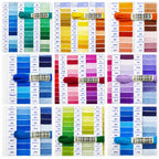 50 Colors Embroidery Floss Set – Mercerized Cotton Thread