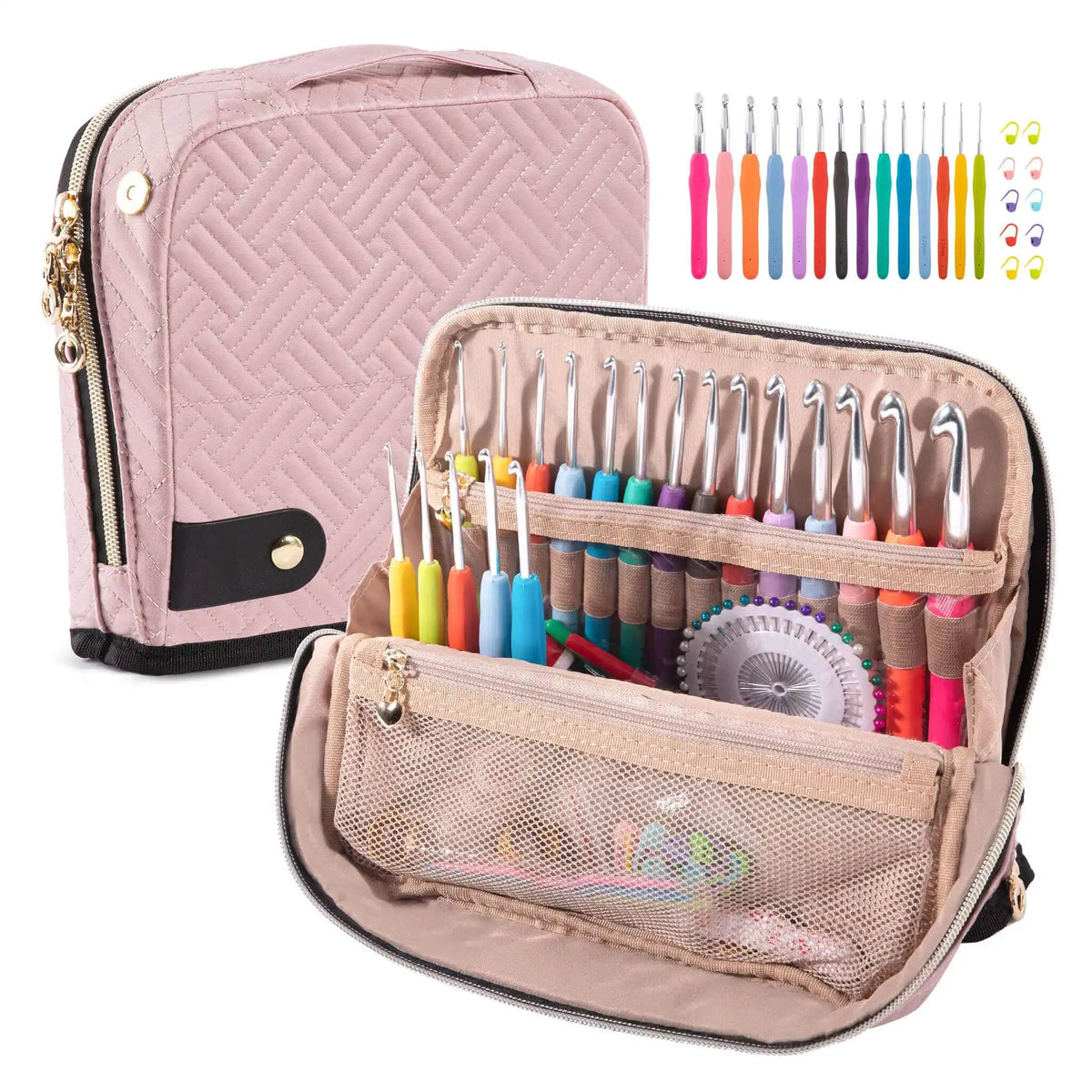 Crochet Hooks Set with Storage Case
