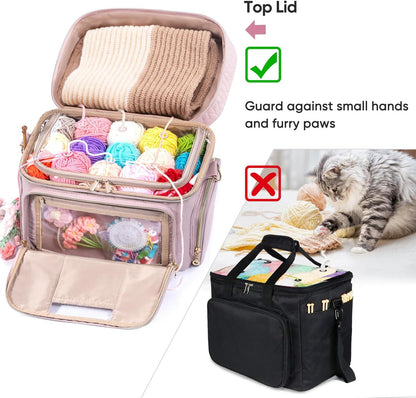 MYBAGZING Yarn/Crochet Bag Organizer