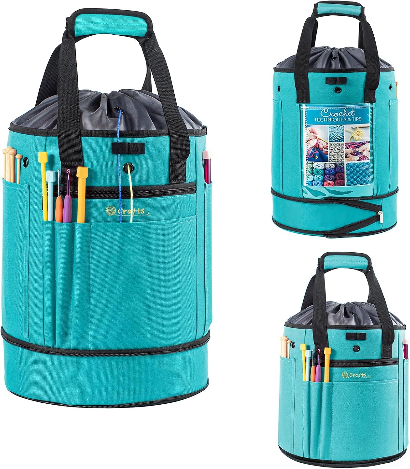 Expandable Crochet Bag Organizer