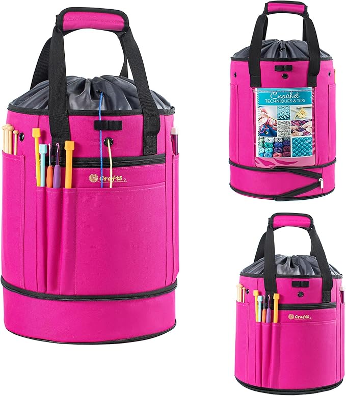 Expandable Crochet Bag Organizer