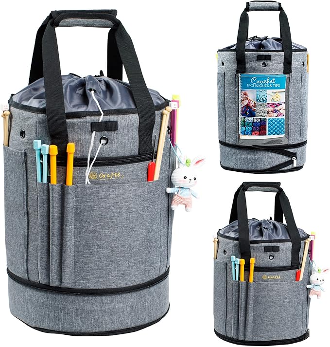 Expandable Crochet Bag Organizer