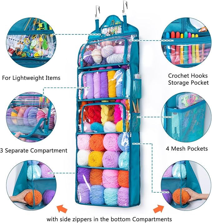 Hanging Yarn Storage Organizer