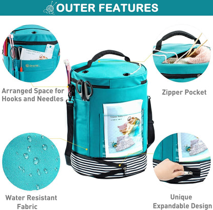 Expandable Crochet Bag Organizer