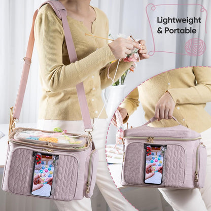 MYBAGZING Yarn/Crochet Bag Organizer