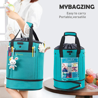 Expandable Crochet Bag Organizer