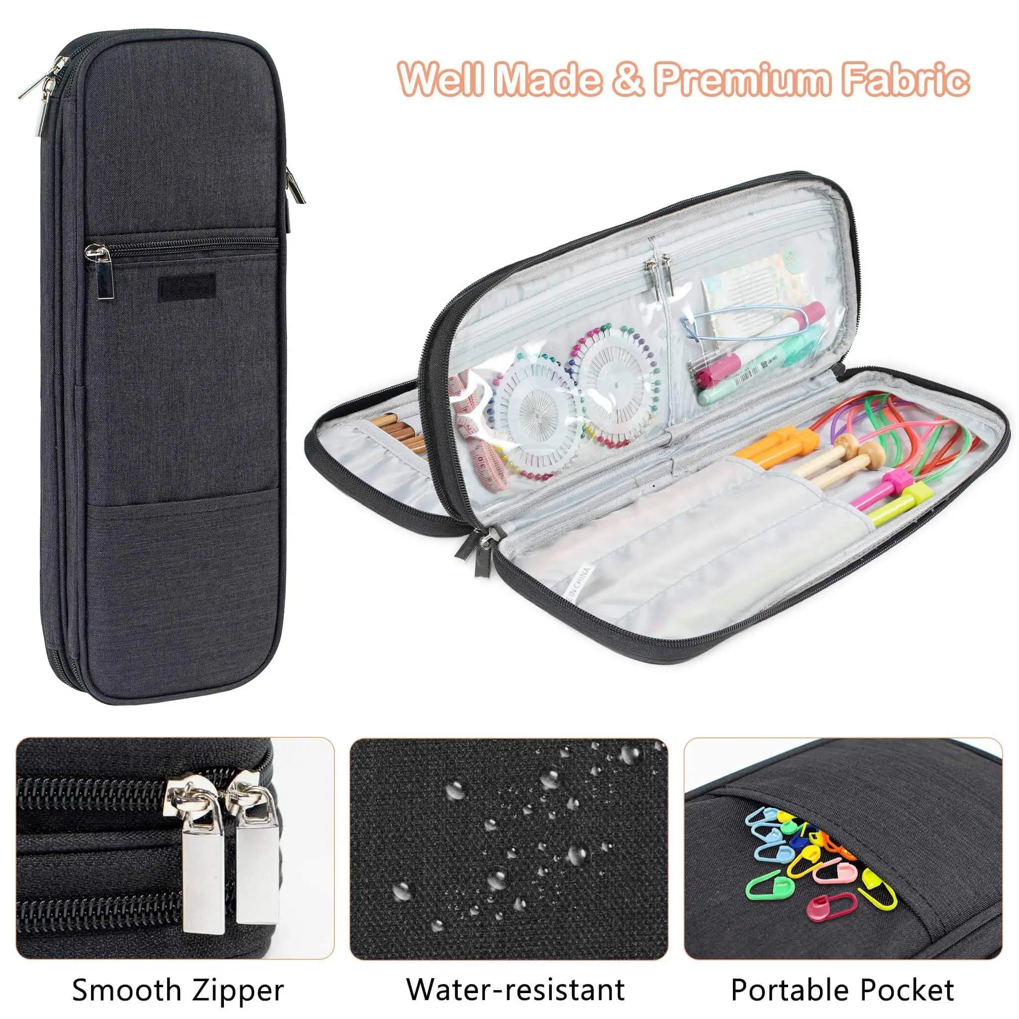Knitting Needle Organizer Case