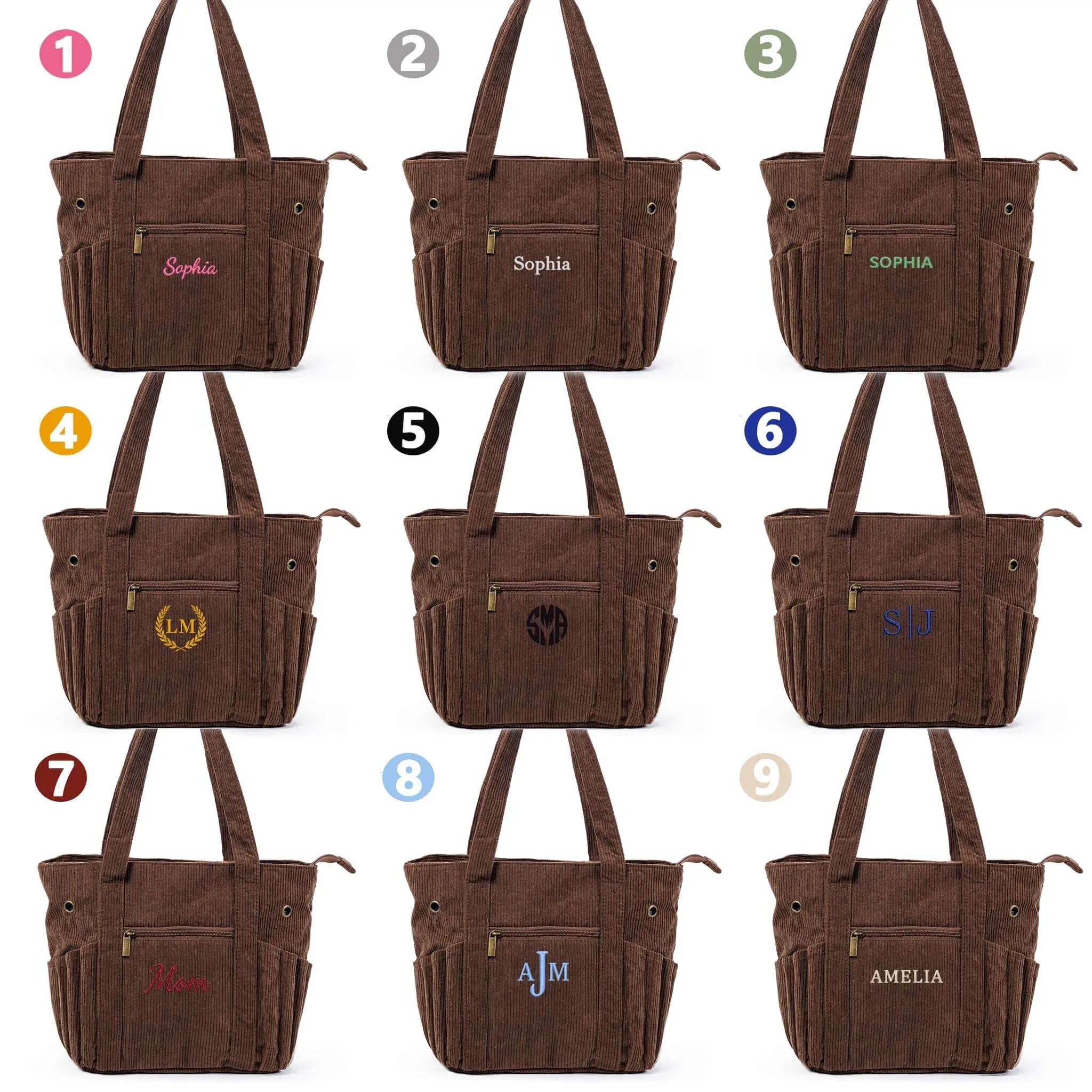 Custom Embroidery Crochet Bag and Tote