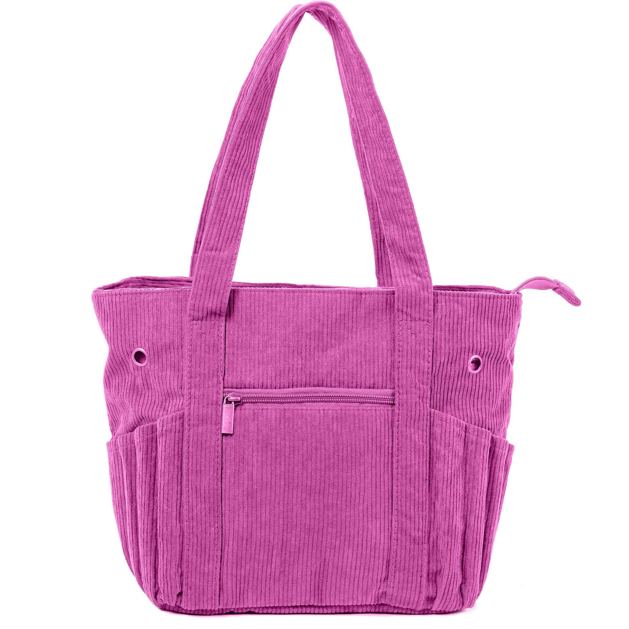 Custom Embroidery Crochet Bag and Tote Orchid Bloom Medium Unembroidered Front View ZINGCRATER