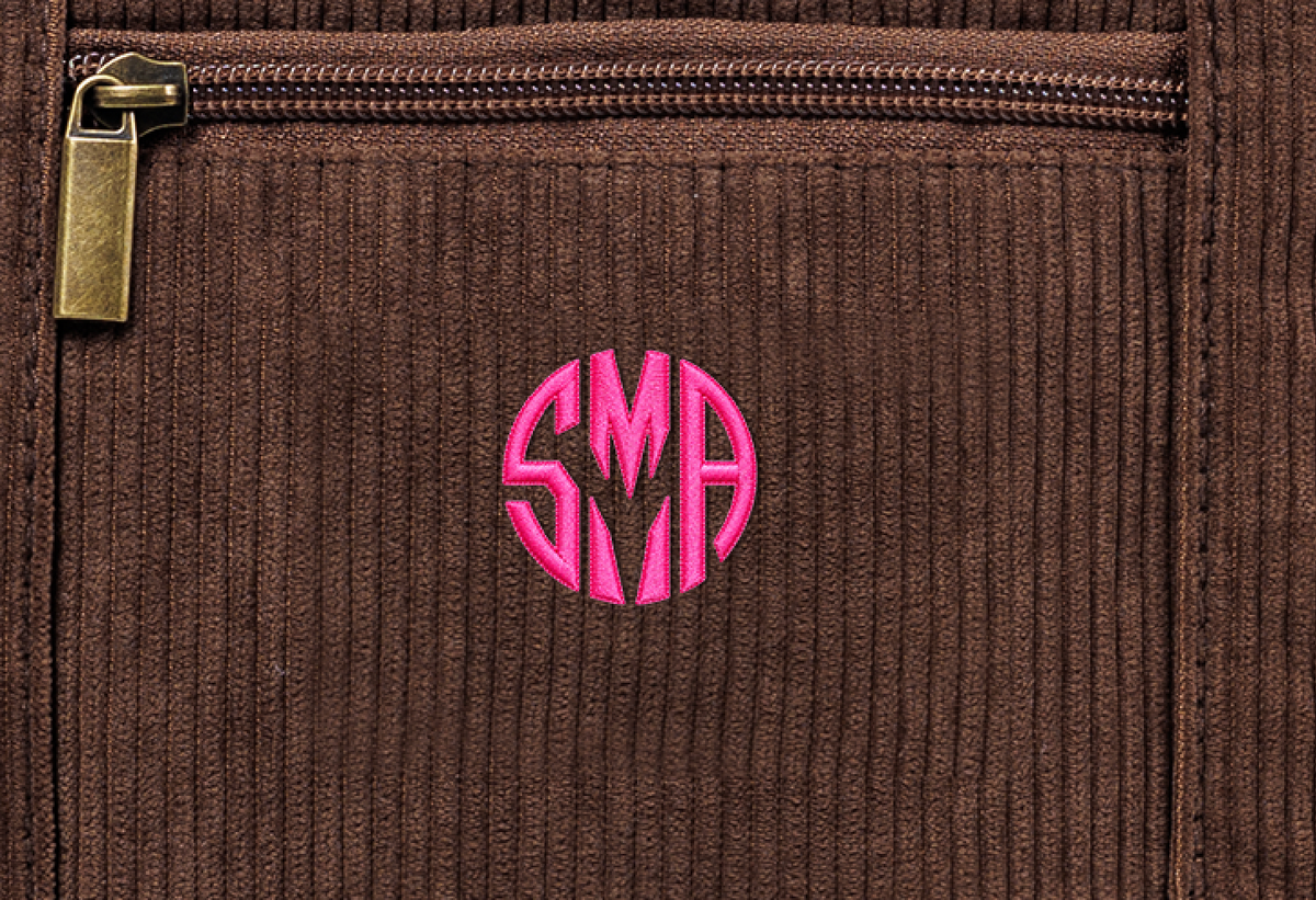 Style 5 circle custom embroidery preview