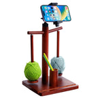 ZINGCRATER 2-Spindle Wooden Yarn Holder View1