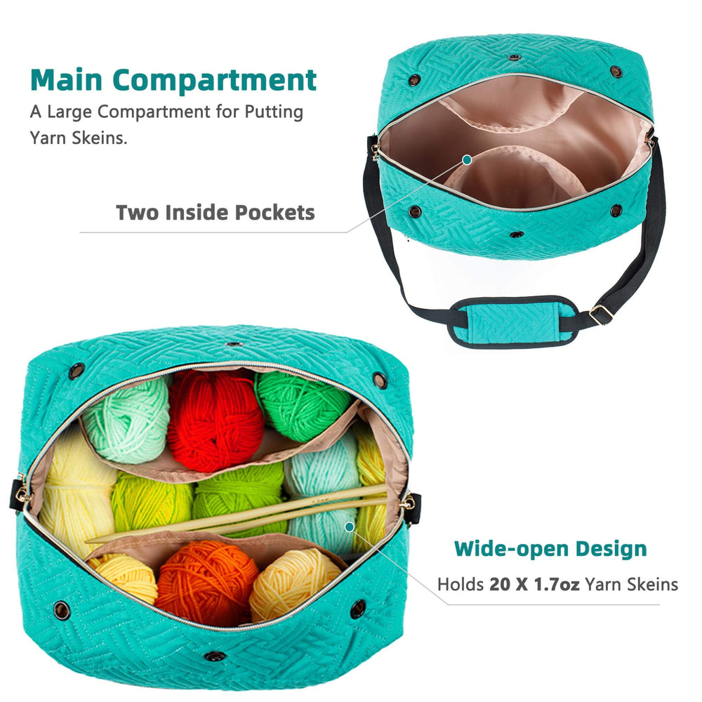 ZINGCRATER Crochet Bag Organizer Inside