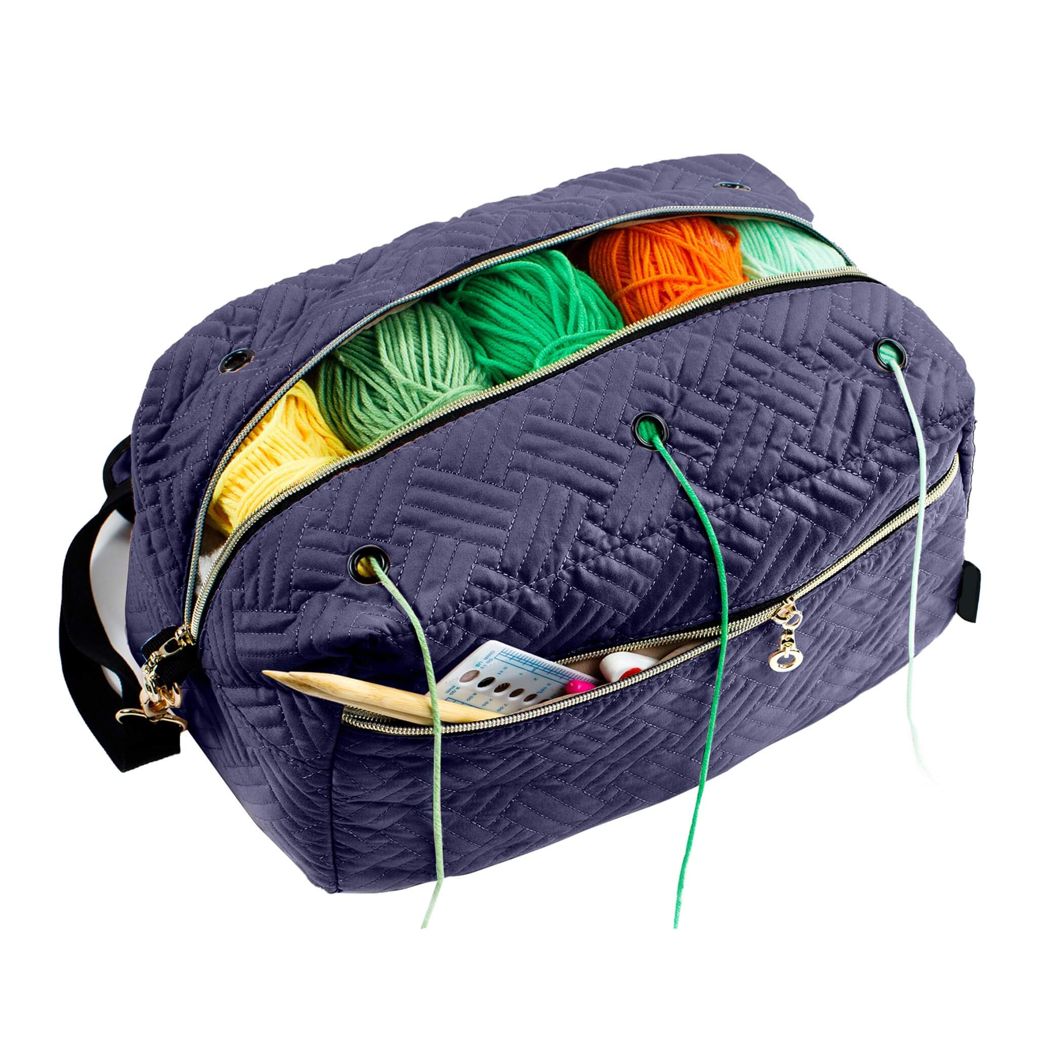 ZINGCRATER Crochet Bag Organizer Smoky Lavender