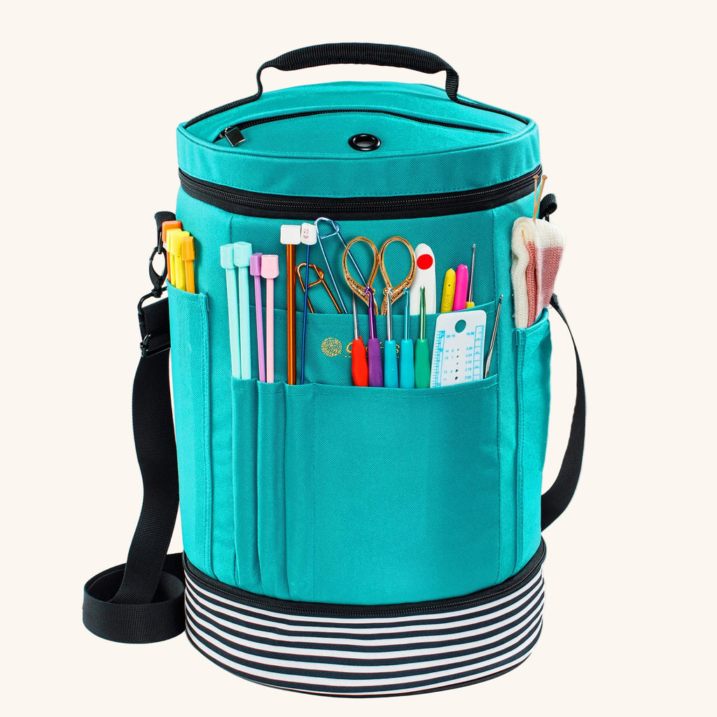 ZINGCRATER Crochet Bag Teal Front