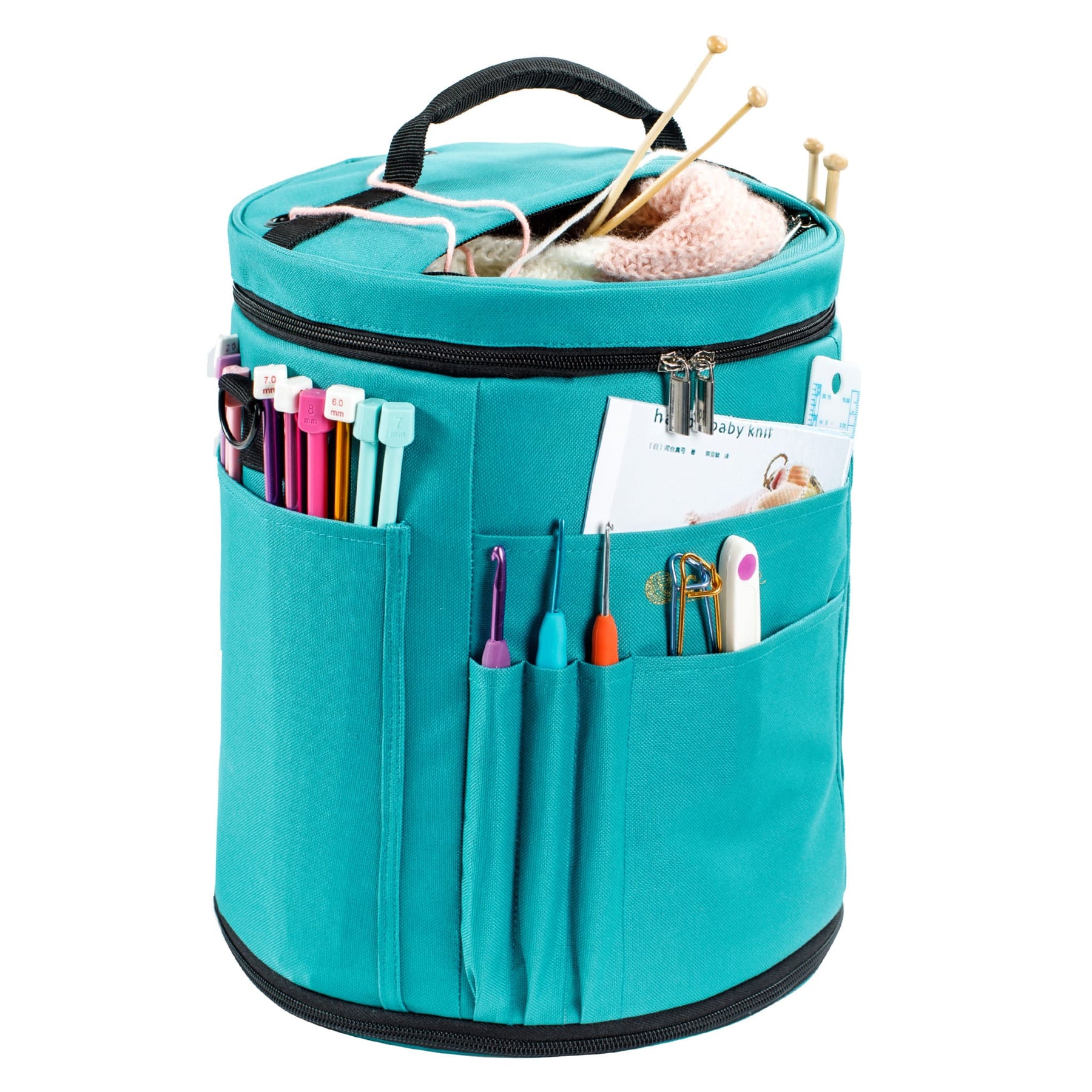 Personalized Expandable Yarn Storage Bag