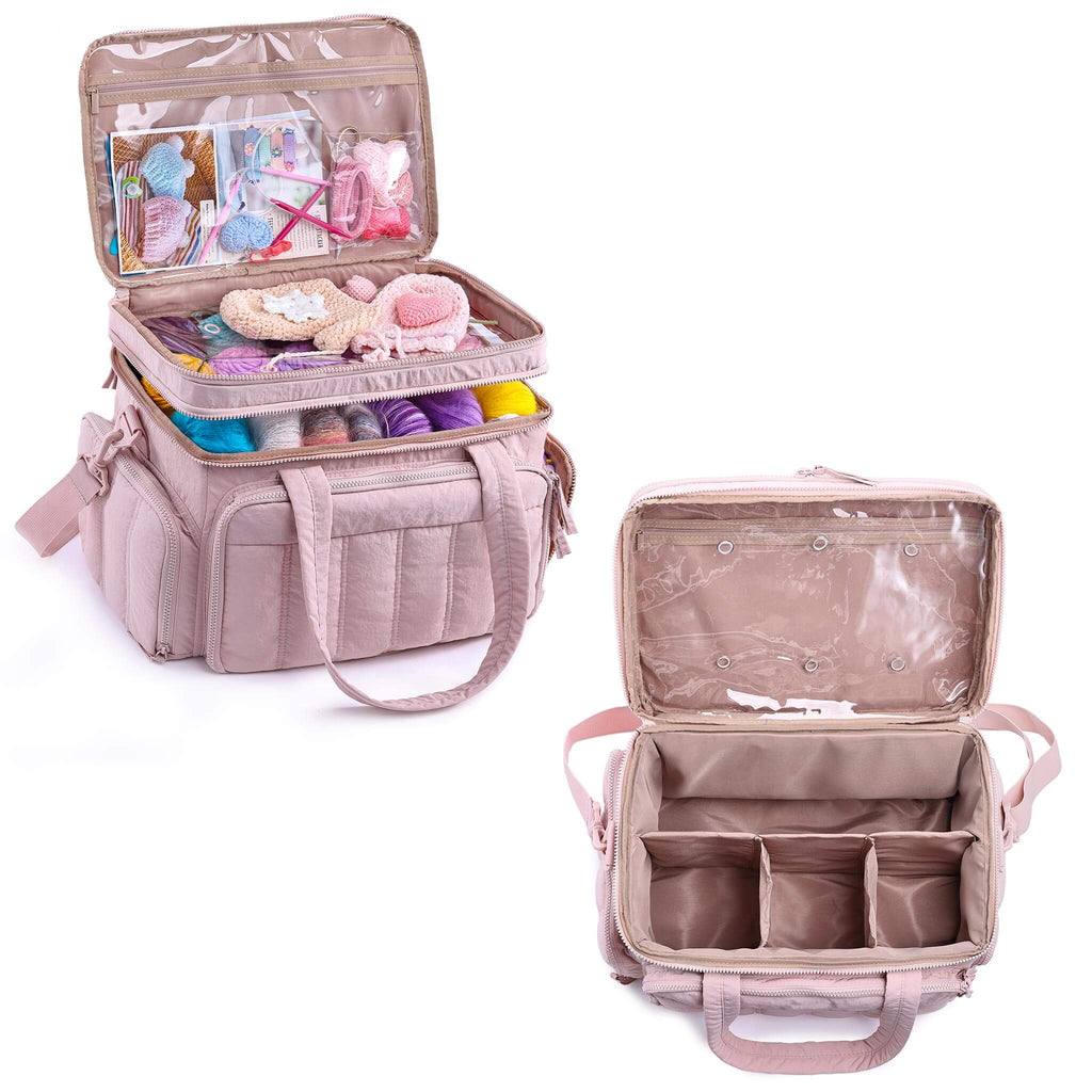 ZINGCRATER Double Layer Yarn Storage Bag Inside