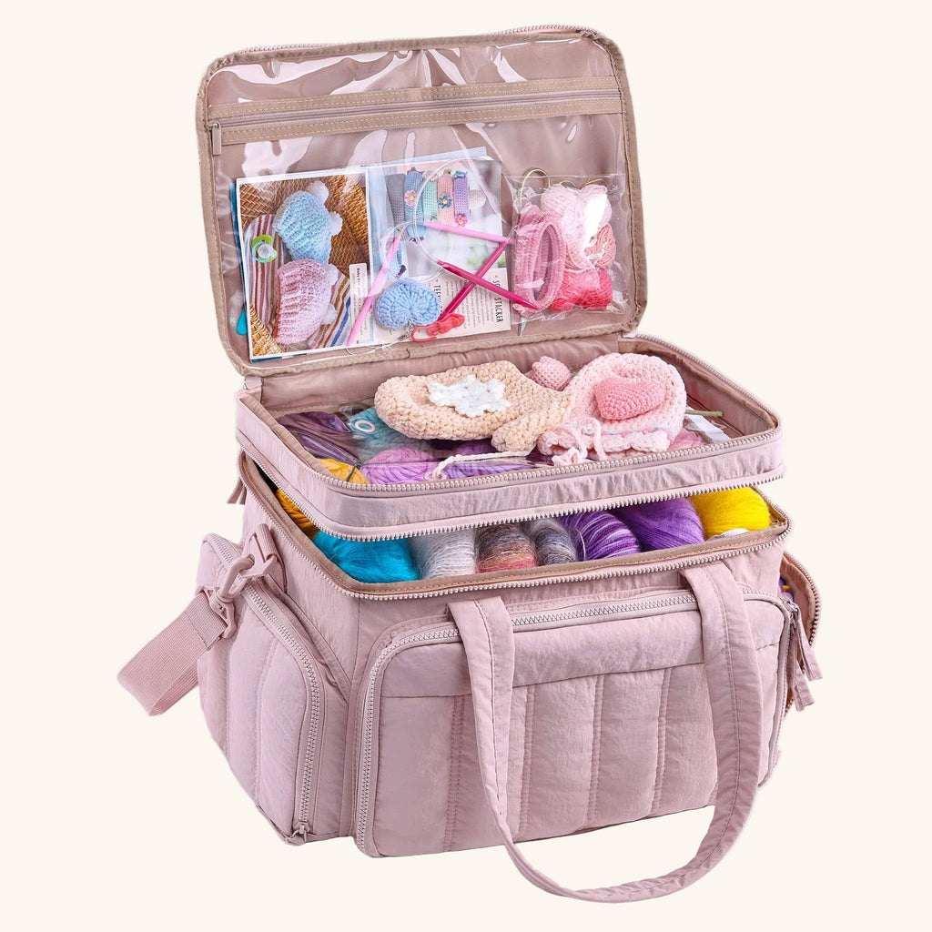 ZINGCRATER Double Layer Yarn Storage Bag