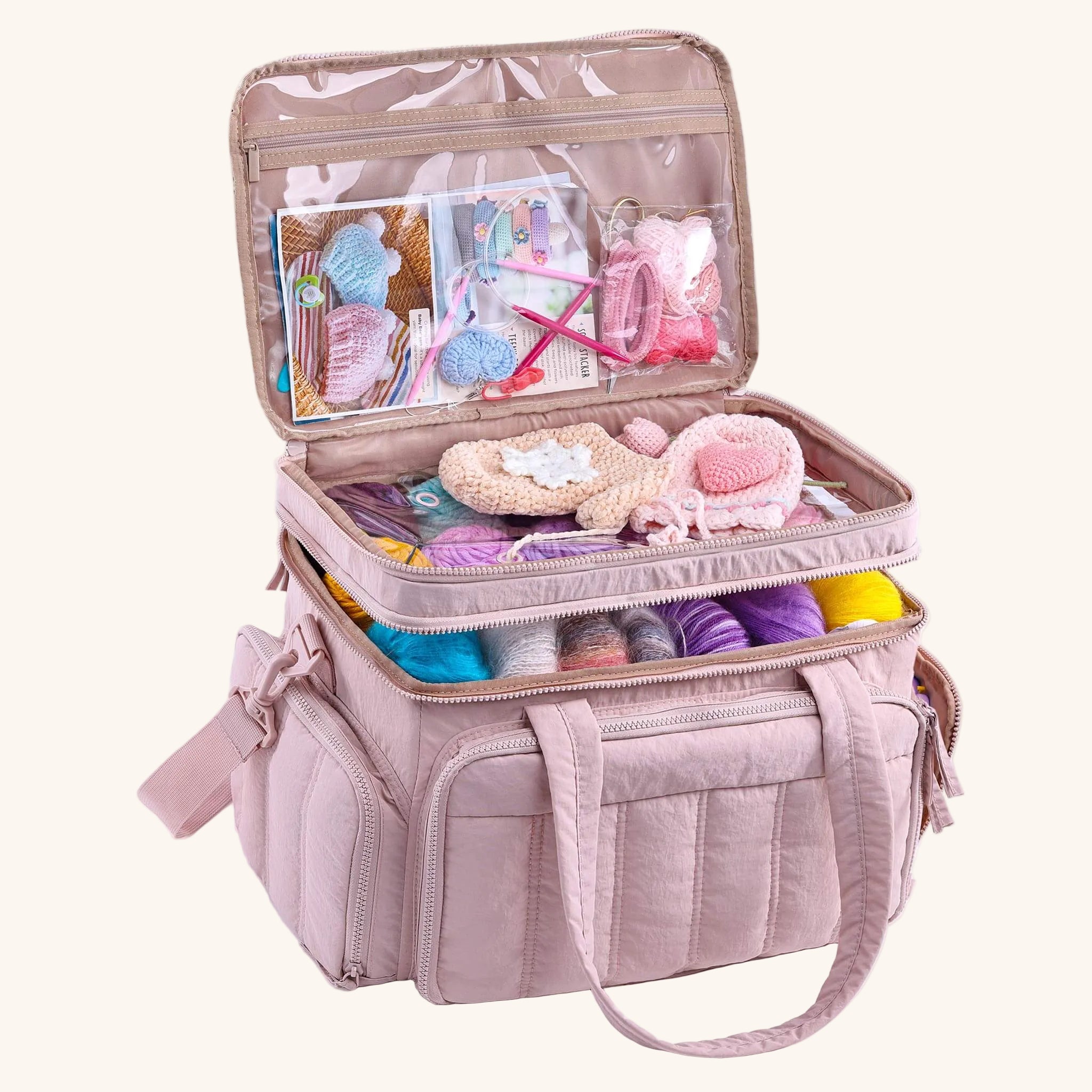 ZINGCRATER Double Layer Yarn Storage Bag