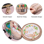 Cross stitch organizer for floss needles and scissors