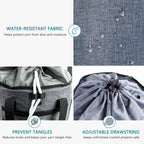 ZINGCRATER Expandable Yarn Storage Bag Close up