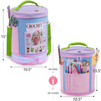 ZINGCRATER Expandable Yarn Storage Bag Cotton Candy Size View