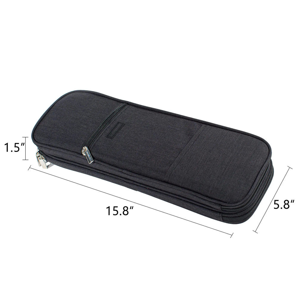 ZINGCRATER Knitting Needle Organizer Case Black Size View