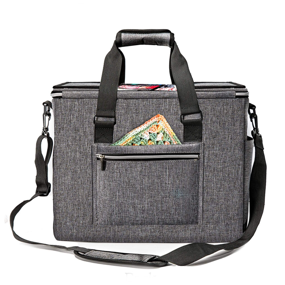 ZINGCRATER Large Yarn Project Organizer Bag Back