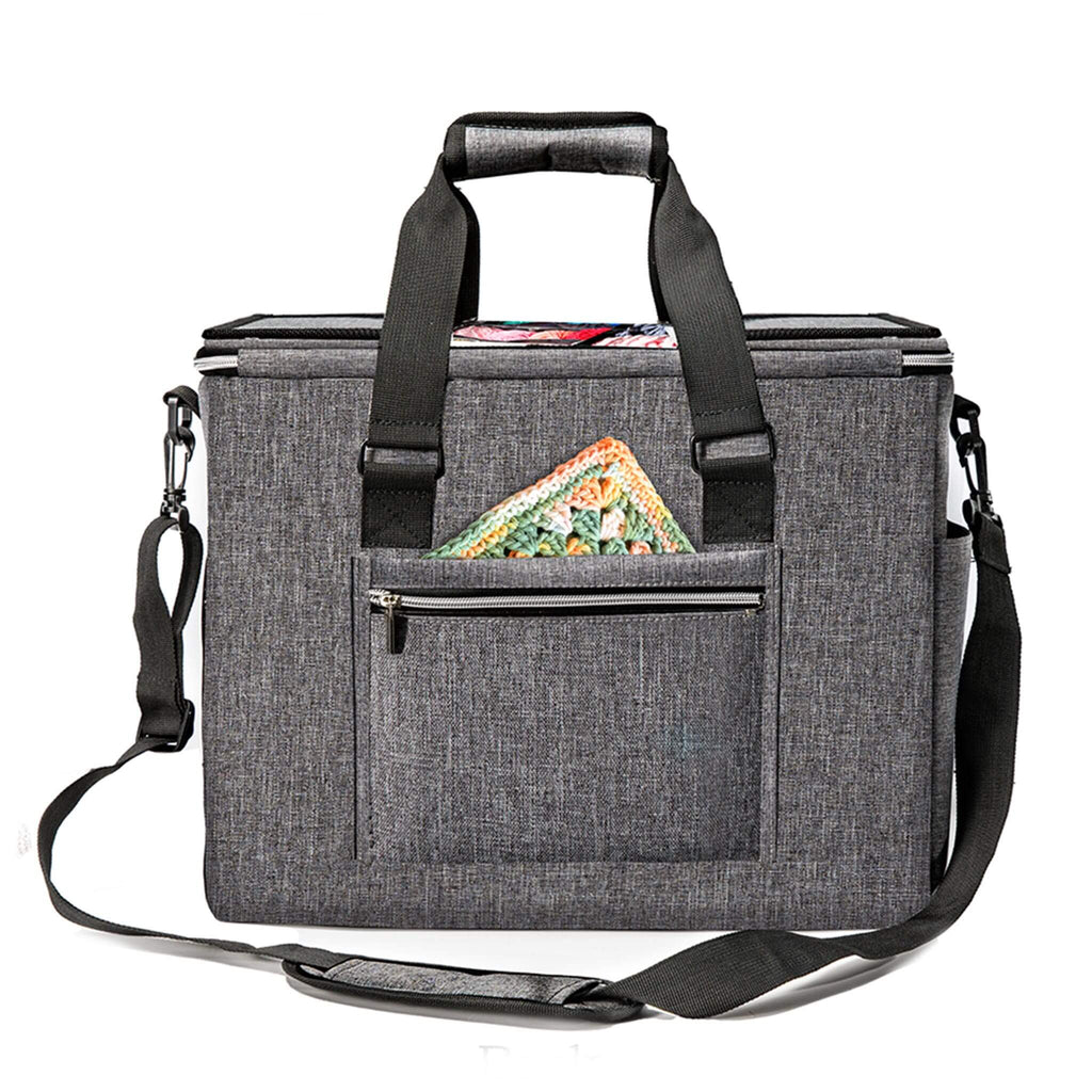 ZINGCRATER Large Yarn Project Organizer Bag Back