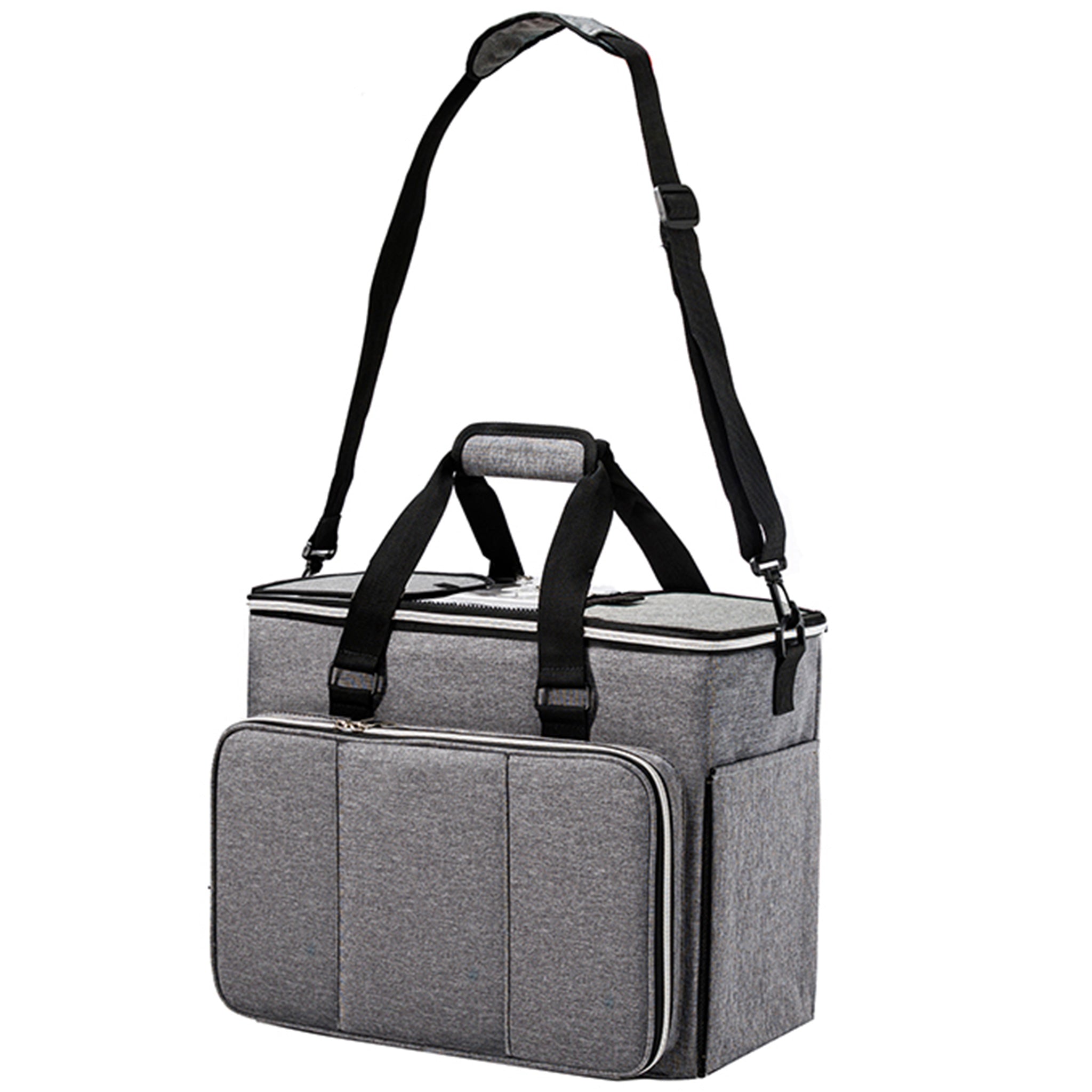 ZINGCRATER Large Yarn Project Organizer Bag Front