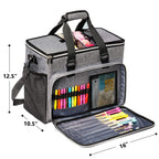 ZINGCRATER Large Yarn Project Organizer Bag Size