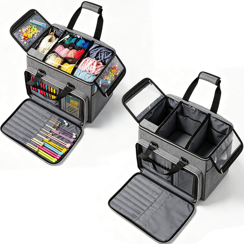 ZINGCRATER Large Yarn Project Organizer Bag View1