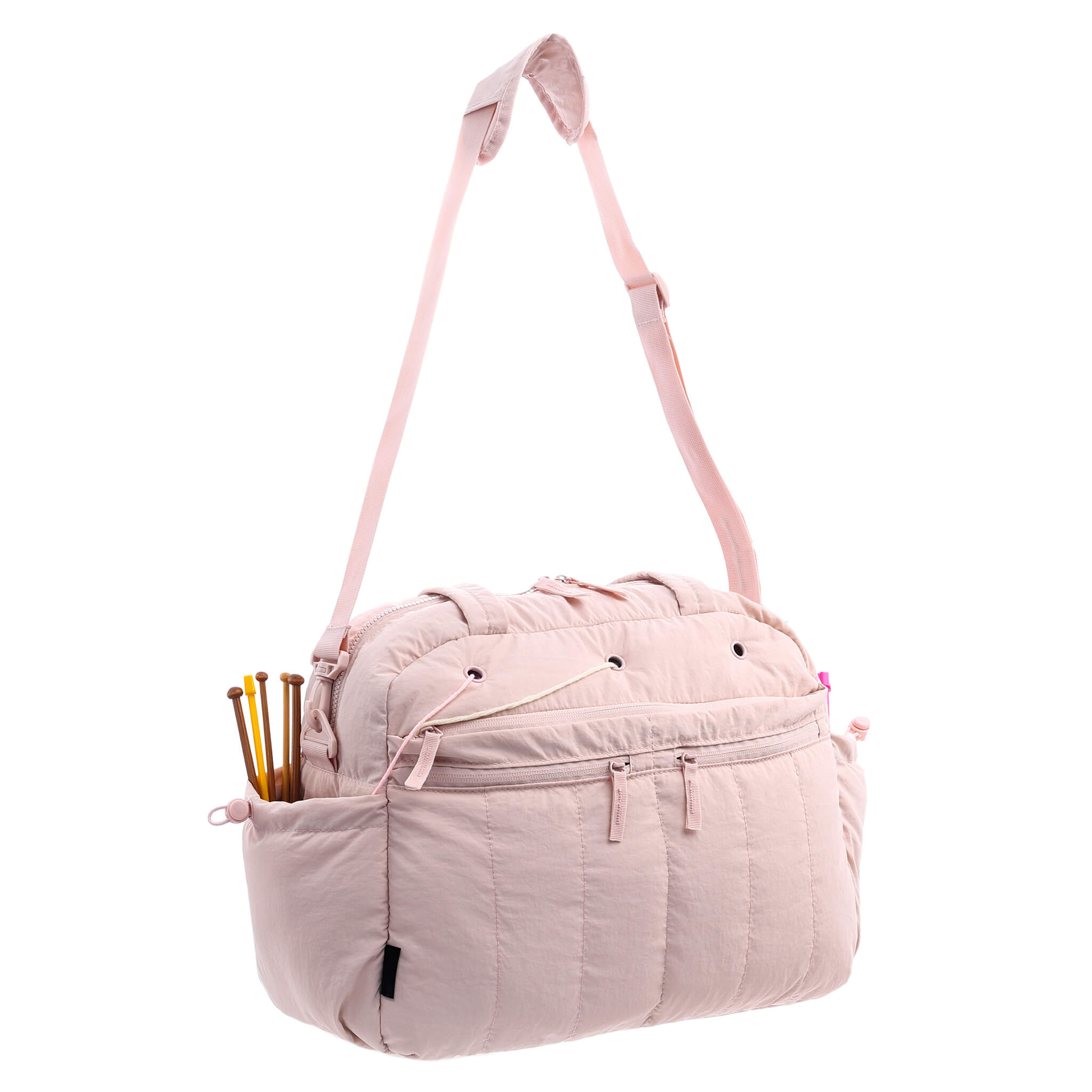 ZINGCRATER Quilted Crochet Tote Bag View1