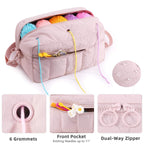 ZINGCRATER Taslon Crochet Project Bag Close-up