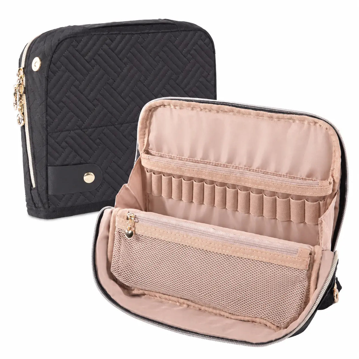 Crochet Hook Organizer Case with 26 Slots