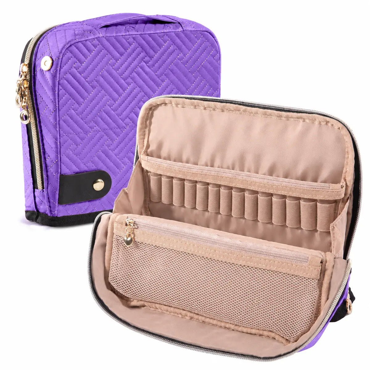 Crochet Hook Organizer Case with 26 Slots