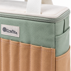 Knitting Bag & Yarn Storage Tote with Multiple Pockets
