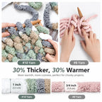 ZINGCRATER #10 chunky yarn amount guide for crocheting and hand knitting blankets in different sizes